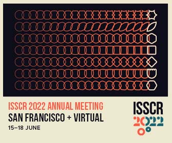 Attend the 2022 ISSCR annual meeting in San Francisco, California.